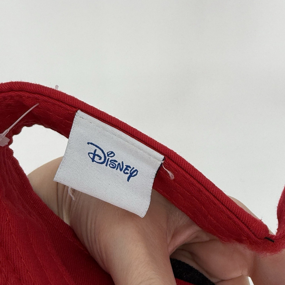 Disney World Polka Dot Bow Hat Minnie Mouse Adjustable Visor Ladies One Size - Picture 4 of 5